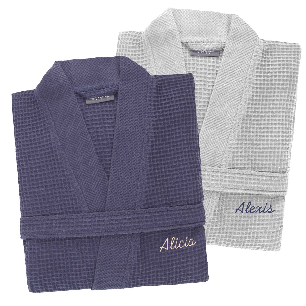 Geborduurde badjassen Geborduurde badjassen