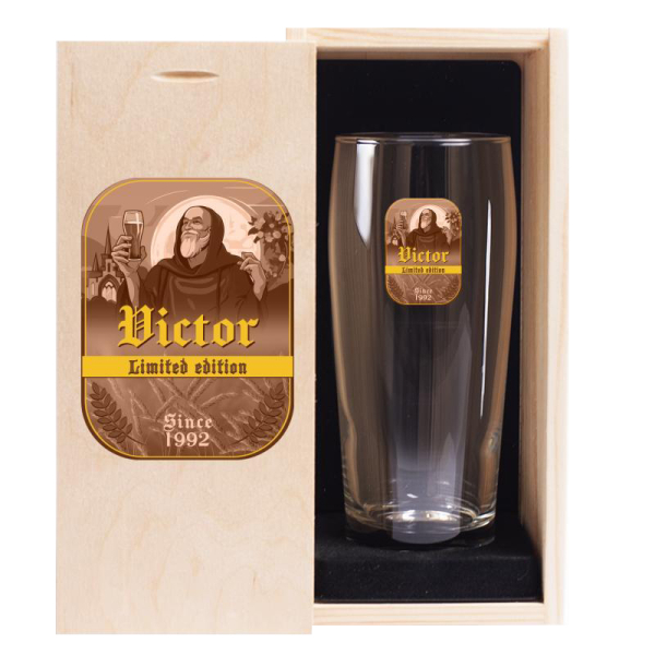 Bedrukt trappistenbierglas Bedrukt trappistenbierglas