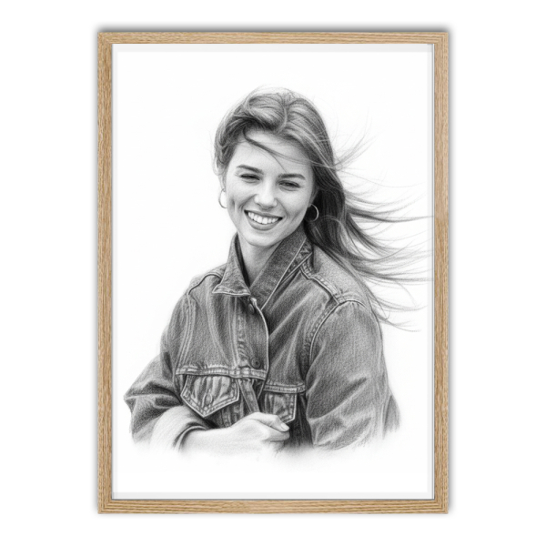 Foto met tekening effect Foto met tekening effect