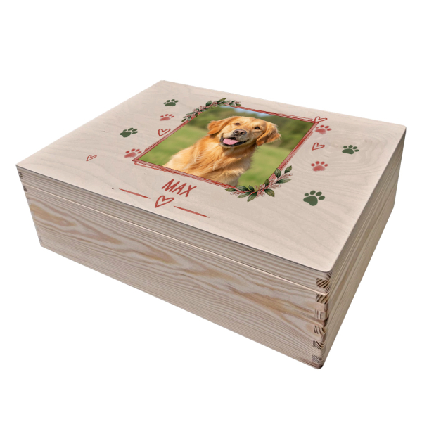 Gepersonaliseerde opbergdoos voor hond of kat Gepersonaliseerde opbergdoos voor hond of kat