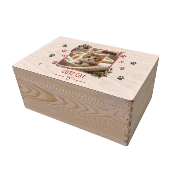 Gepersonaliseerde opbergdoos voor hond of kat Gepersonaliseerde opbergdoos voor hond of kat