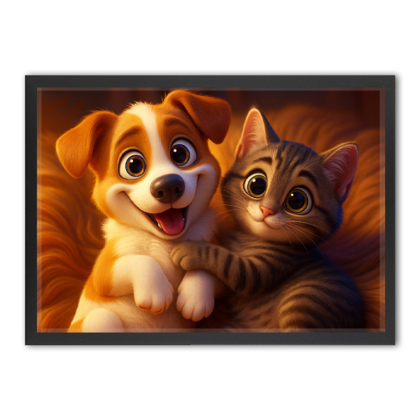 Dierenportret in de stijl van een 3D-animatiefilm Dierenportret in de stijl van een 3D-animatiefilm