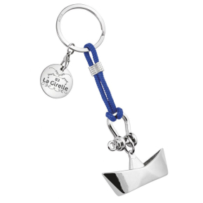 Gepersonaliseerde sleutelhanger origami bootje Gepersonaliseerde sleutelhanger origami bootje