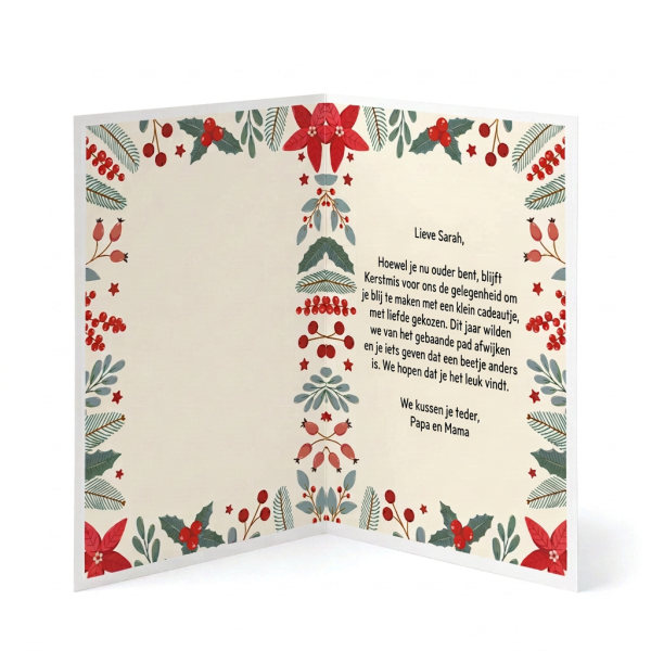 Kerstkaart Kerstster Kerstkaart Kerstster