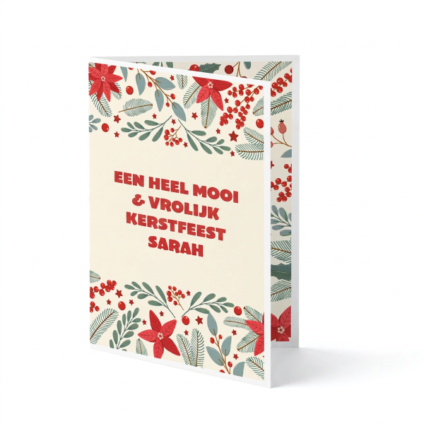 Kerstkaart Kerstster Kerstkaart Kerstster