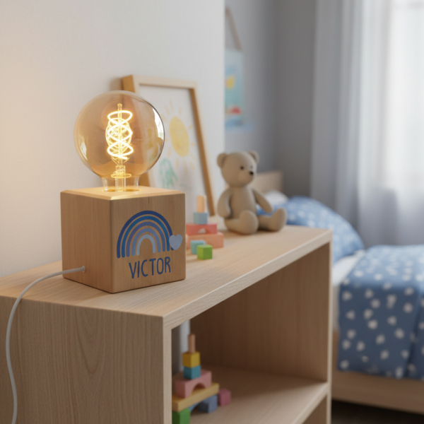 Filamentlamp bedrukt regenboog Filamentlamp bedrukt regenboog