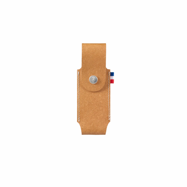 Opinel leren hoesje voorkant Opinel leren hoesje voorkant