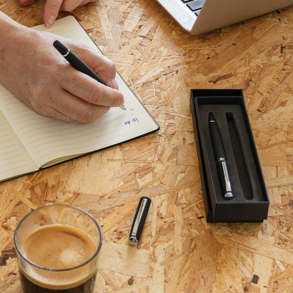 Luxe schrijfset - balpen en rollerball Luxe schrijfset - balpen en rollerball