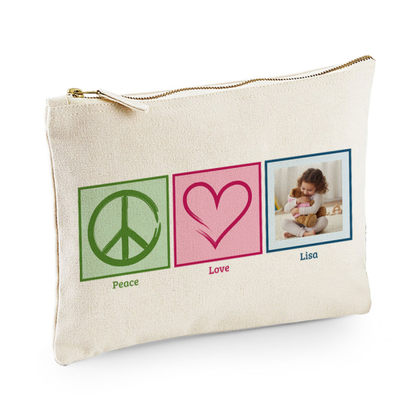 Multifunctionele etui Peace & Love foto Multifunctionele etui Peace & Love foto