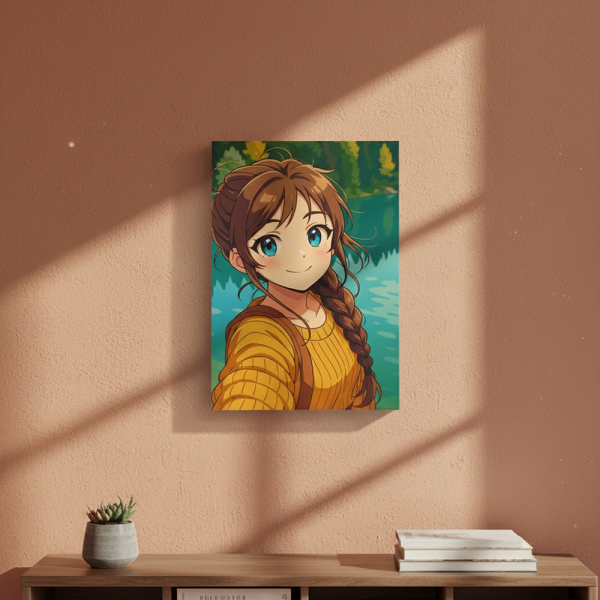 Portret in manga-stijl naar een foto Portret in manga-stijl naar een foto