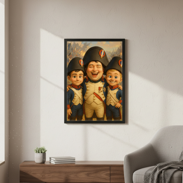 Stray way cartoon + historische persoon gebaseerd op een foto Stray way cartoon + historische persoon gebaseerd op een foto