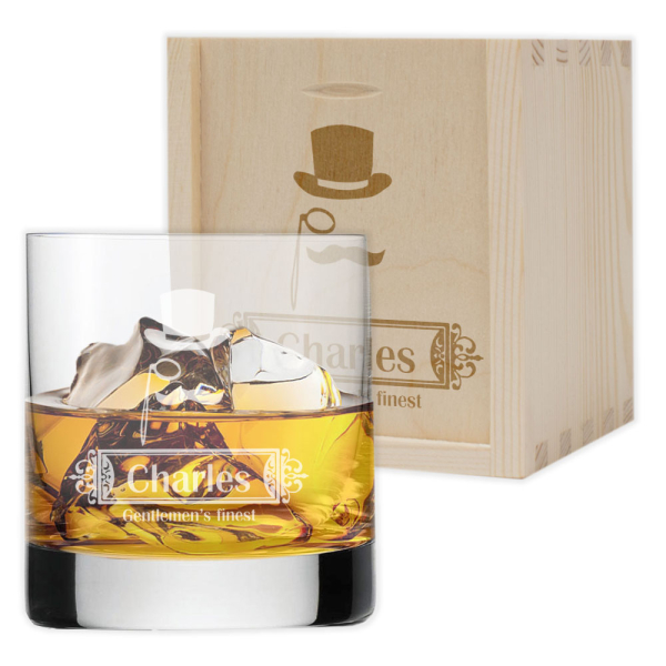 Gegraveerd whiskyglas met voornaam Gegraveerd whiskyglas met voornaam