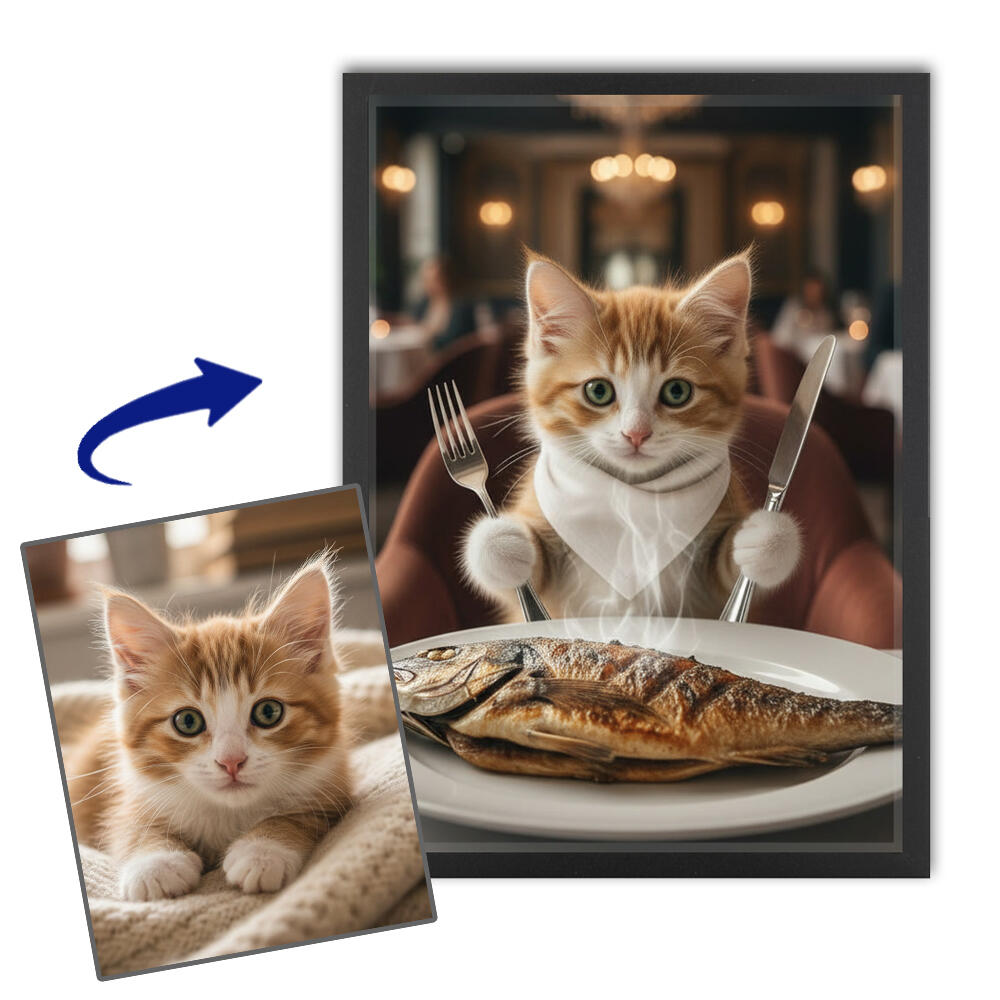 Grappig dierenportret van je foto Grappig dierenportret van je foto
