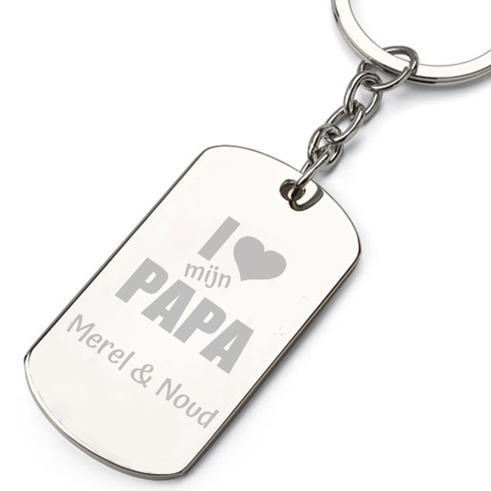 Sleutelhangers met bericht