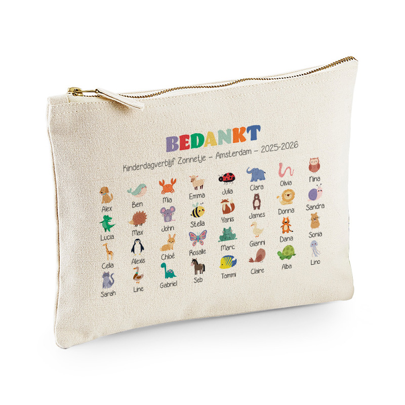 Katoenen etuis met rits