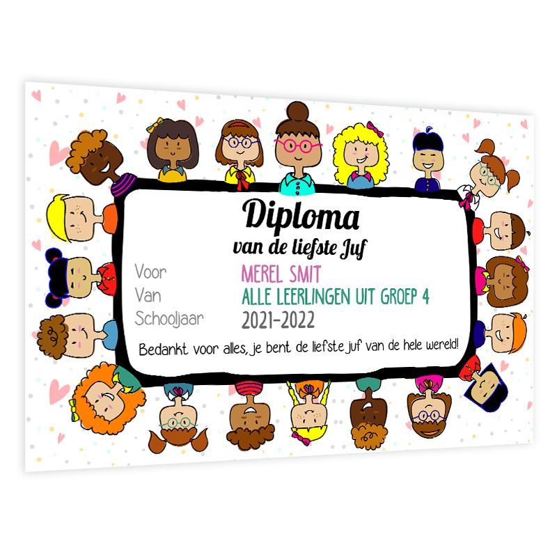 Gepersonaliseerde diploma's