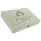 Gepersonaliseerde houten doos
