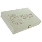 Met gepersonaliseerde doos