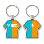 Turquoise en oranje