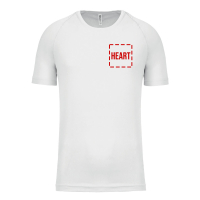 Op het hart