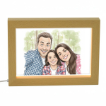 Houten LED-frame
