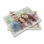 Canvas op houten frame