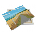 Canvas op houten frame