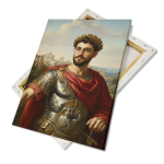 Canvas op houten frame