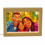 Houten LED-frame