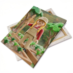 Canvas op houten frame