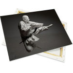 Canvas op houten frame