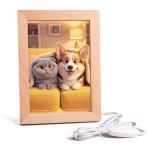 Houten LED-frame