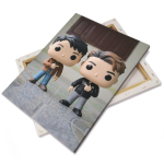 Canvas op houten frame