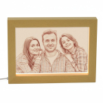 Houten LED-frame