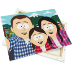 Canvas op houten frame