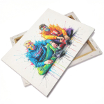 Canvas op houten frame