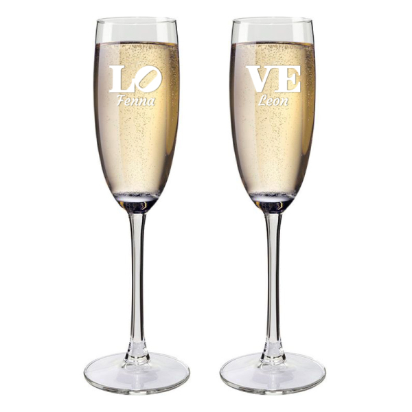 Champagneglazen set 