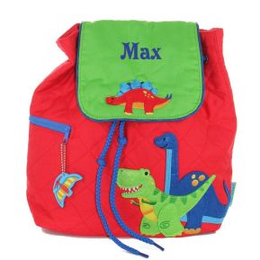 Dinosaurus kinderrugzak met naam geborduurd Dinosaurus kinderrugzak met naam geborduurd