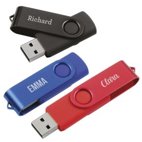 Gekleurde USB-stick personaliseren