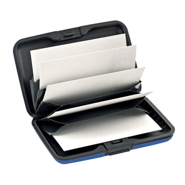 Gekleurde visitekaartjes-etui graveren
