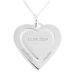 Gepersonaliseerde ketting met dubbel hart hanger