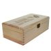 Houten theedoos 6 vakjes