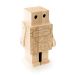 Houten wijnkist robot