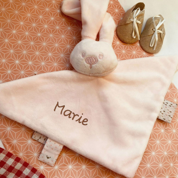 Peluche Lapidou conejito rosa