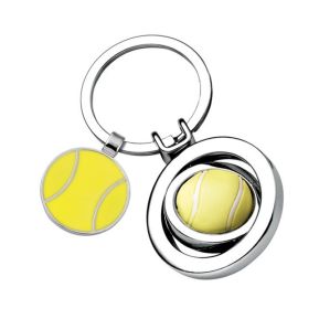 Sleutelhanger gegraveerd tennisbal