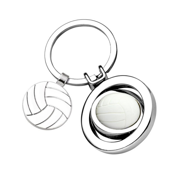 Sleutelhanger volleybal gegraveerd