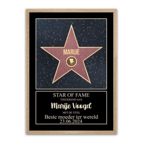 Star of Fame personaliseren