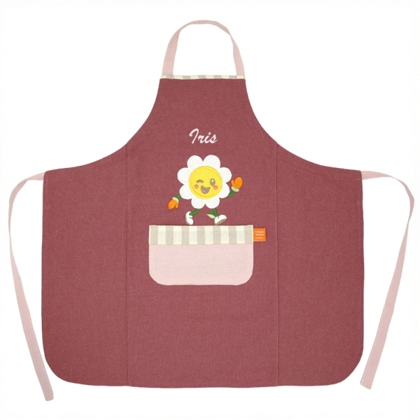 Gepersonaliseerd kinderschort Madeliefje