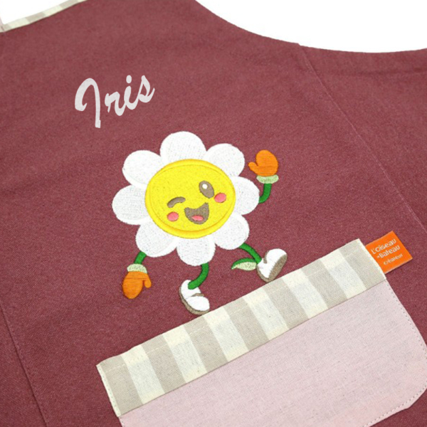Gepersonaliseerd kinderschort Madeliefje