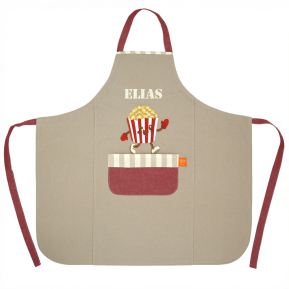 Gepersonaliseerd kinderschort Popcorn
